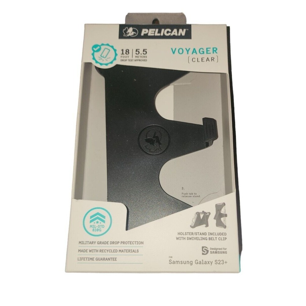 Pelican Voyager Samsung Galaxy S23+ Case - Holster & Belt Clip